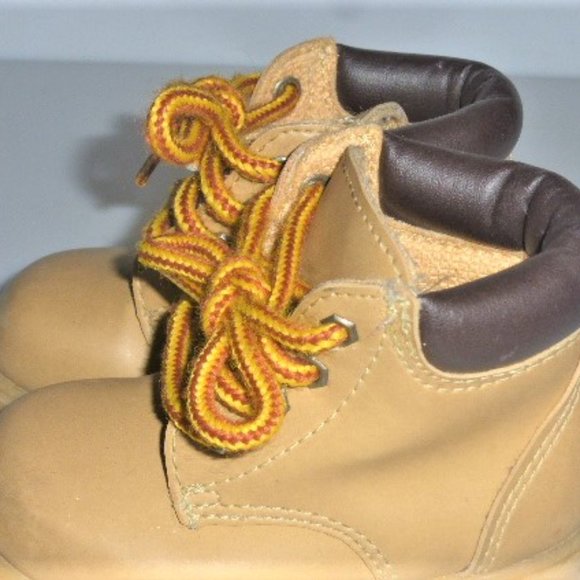 SHO1 - Dale BOYS BOOTS Size 4W Work Boot Style Boys High Cut Boots - Picture 5 of 7